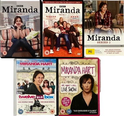 Miranda Complete Series 1 2 3 + Movie & Live Show Bulk (DVD, 5-Disc Set, R2) NEW - Image 1 of 4