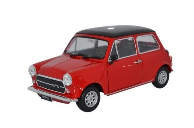 WELLY, MINI COOPER 1300 rot mit schwarzem Dach, 1/24, WEL22496R - Bild 1 von 1