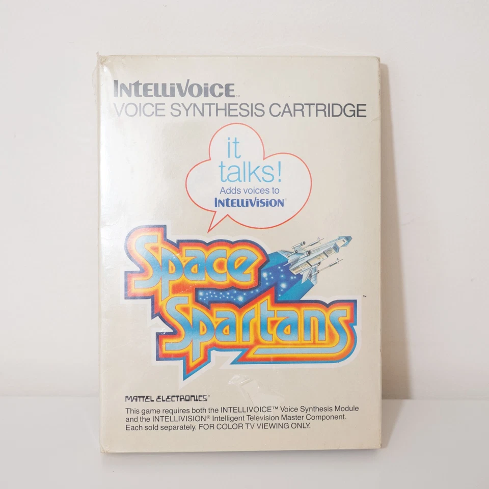 Space Spartans (Intellivision, 1982) [damaged box] Sealed New NIB Complete CIB - Image 1 of 4