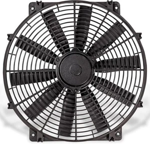 Trimline Black 24-Volt Reversible Electric Fan, Pusher-Puller Fan 16", - Picture 1 of 7