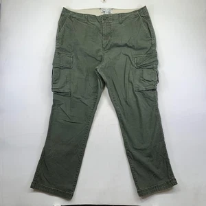 Old Navy Herren Lived In Cargo Hose 38x30 Straight Fit Grün Relaxed Freizeit - Bild 1 von 12