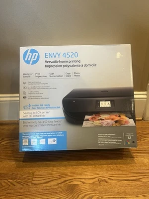 BRAND NEW SEALED HP Envy 4520 All-In One Wireless Print Scan Copy Inkjet Printer - Image 1 of 4
