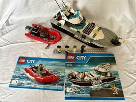 LEGO CITY: Police Patrol Boat [60129] 100% Complete w/ Manual *Great Condition*