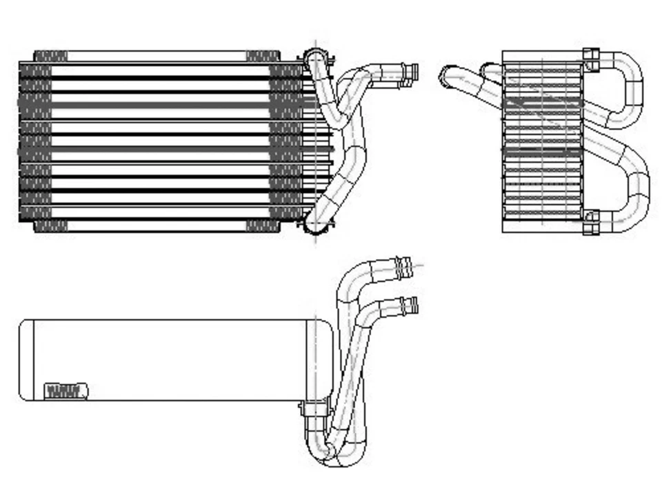 Nuevo evaporador de CA para 10-13 Kia Forte sedán/cupé 97139-1M000 Foto 1 de 1