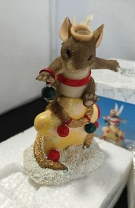 Charming Tails Fitz and Floyd Christmas Star Mouse  98/279 - Picture 1 of 10