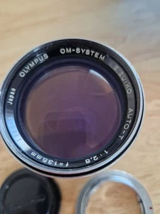 Olympus OM-System Zuiko Telephoto Lens Auto f2.8 135mm with canon ef converter - Picture 1 of 9