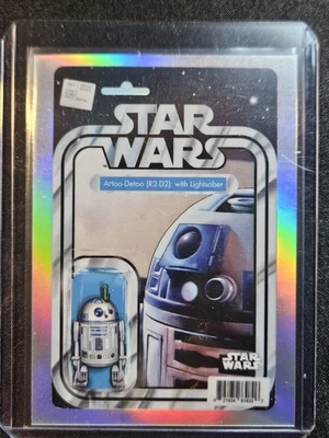 Topps Chrome Star Wars 2025 Comicfractor R2-D2 #VC-9 Case Hit SP Artoo-detoo - Image 1 of 2