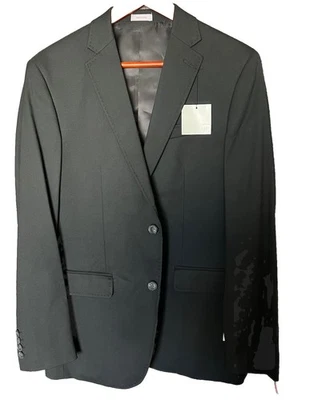 J.Ferrar Slim Fit Stretch Blazer Modern Sport Coat Black Jacket Size 38R Reg - Image 1 of 2