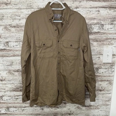 Camisa de Trabajo Tyndale FR Para Hombres Talla 2XL XXL Larga Resistente al Llama Caqui Hecha en EE. UU. NUEVA CON ETIQUETAS Foto 1 de 4