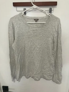 J. Jill Damen leichter Rundhals Pullover Pulli, grau, Medium - Bild 1 von 3