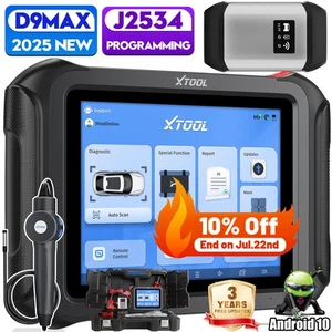 2025 XTOOL D9 MAX Car Diagnostic Scanner J2534 ECU Programming Key IMMO Coding - Photo 1/15