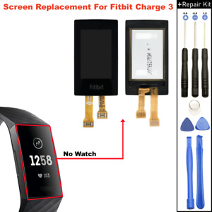 For Fitbit Charge 3 FB409 Activity Tracker OLED LCD Screen Glass Repair Part NEW