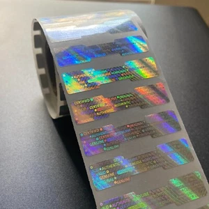 1000 Hologram Stickers,Security labels, Authentic Void if removed tamper evident - Imagen 1 de 4