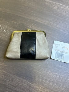 Vtg Buxton Genuine Leather  Coin Purse Kiss Closure Boho Chic 70’s New - Bild 1 von 13