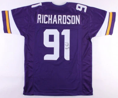Sheldon Richardson Signed Vikings Jersey (JSA COA) 2014 Pro Bowl Defensive End - Image 1 of 4