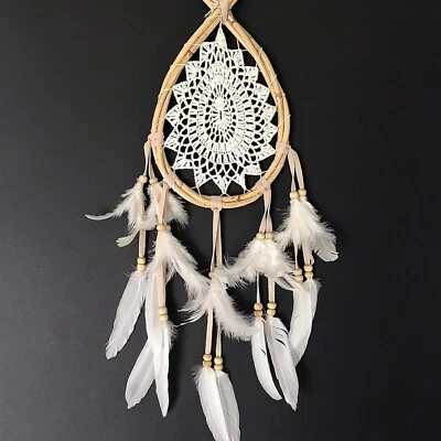 Auténtico de Nepal Pluma Atrapasueños Calidad Hecho a Mano por Artesanos  Foto 1 de 4