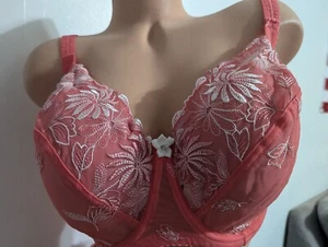 Pour Moi St Tropez 32HH Underwired full cup bra - Salmon - NWT - Picture 1 of 3