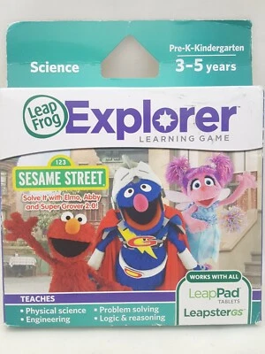 LeapFrog Learning Game: Sesame Street Solve it with Elmo (LeapPad and LeapsterGS - Image 1 of 2