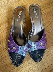 Simonelli Slide In Heels Size 8 Women - Picture 1 of 7