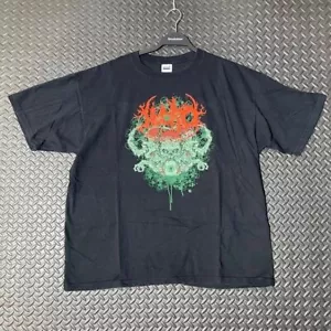 Vintage Anvil Necro Y2K Hardcore Punk Rock Black Men's Shirt Size 2XL - Picture 1 of 6