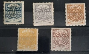 1877 Samoa stamps. SG15, SG17, SG7b,SG18 & SG20 LMM Catalogue £560 - Picture 1 of 2