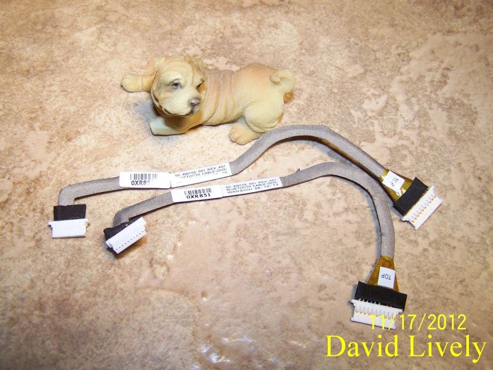 2x Lot NEW Dell XR851 XPS M1530 Blutooth Cables 10PIN 5.5" CN-0XR851 - Image 1 of 1