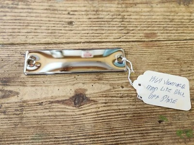 OEM GM 1963 1964 1965 Buick Riviera Wildcat mapa de tablero marco de luz bloque de placa Foto 1 de 4