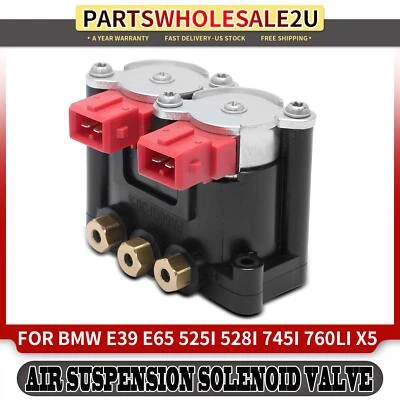 Electroválvula de suspensión neumática para BMW 525i 01-03 745i 745Li 02-05 760Li 03-08 Foto 1 de 4