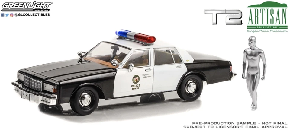 GL19105 Greenlight 1:18 Scale Chevy Caprice Met Police (1987) - Terminator 2 - Image 1 of 1