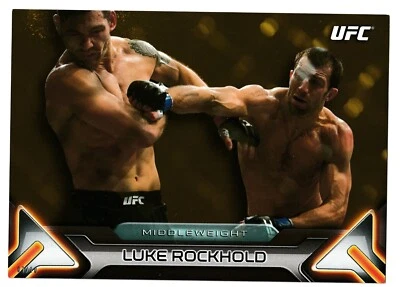 2016 Topps UFC Knockout 5x7 JUMBO #23 LUKE ROCKHOLD /10 - Image 1 of 2