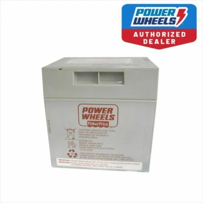 Power Wheels Y8812 Disney Princess Mustang 12 Volt 12V Gray Battery Genuine - Image 1 of 4
