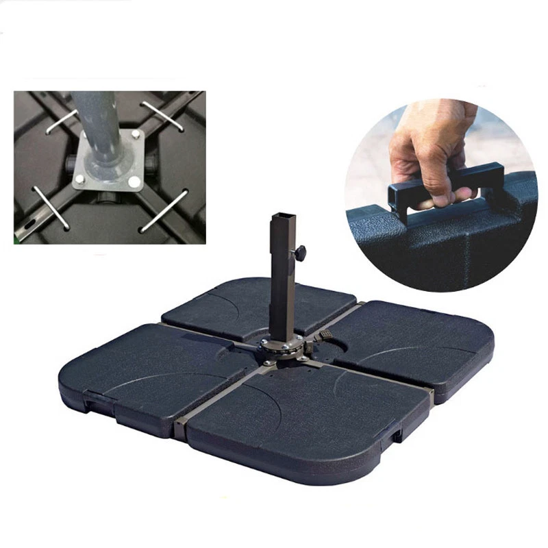 4 Black Piece Cantilever Offset Products Patio Best Choice Umbrella Base Stand