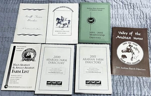 ARABIAN HORSE & ANGLO-ARAB VINTAGE FARM BREEDERS DIRECTORIES, ARAB REFERENCE - Picture 1 of 2