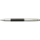 100 Black Lacquer Rollerball Pen with Chrome Trim