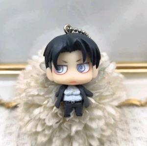 Attack on Titan Mini Figure Levi Ackerman Gashapon Bundle Keychain Anime Japan - Picture 1 of 12
