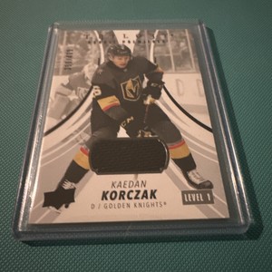 KAEDAN KORCZAK 2022-23 UD Trilogy Rookie Premieres BLACK Relic # 396/499 VEGAS