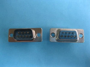 25 piezas D-sub 9 pines macho 2 filas conector tipo soldadura NUEVO - Imagen 1 de 4