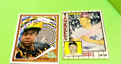 2021 TOPPS PROJECT 70 PRE PRODUCTION PROOF BLANK BACK CARD STOCK DOCK ELLIS  232 - Image 1 of 2