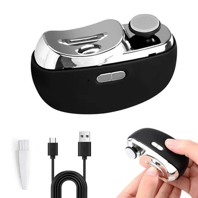 Rechargeable Electric Nail Clipper –Quiet Dual-Speed Fingernail Trimmer with LED - Image 1 of 4
