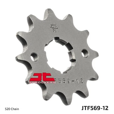 JT Front Sprocket 12/520 1pc Standard Pitch For Kawasaki KX 250 2T 1987-1998 - Изображение 1 из 4