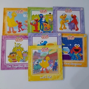 Sesame Street Elmos Learning Adventure X 7 Books Hardcover Big Bird Oscar Grouch - Picture 1 of 24