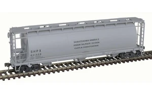 Atlas 20007181 HO Scale Saskatchewan Minerals 3-Bay Cylindrical Hopper 60328 - Picture 1 of 1