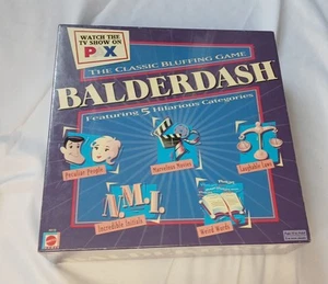 Balderash Board Game 2003 Classic Bluffing Game Mattel New Damaged Box - Picture 1 of 9