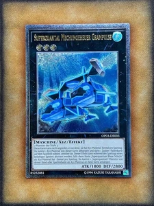 Yugioh Super Quantal Mech Beast Grampulse OP03-EN003 Ultimate Rare GERMAN NM - Picture 1 of 2