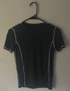 Shirt Athletic Works Black Size Boys Large 10/12 - Picture 1 of 2