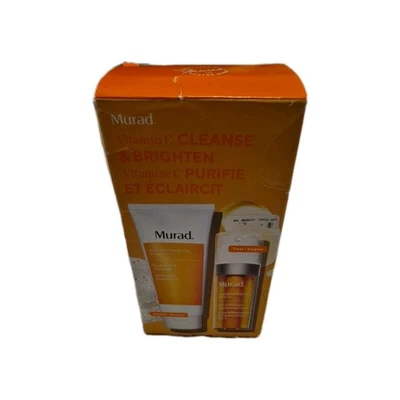Suero iluminador glicólico Murad ENVIRONMENTAL SHIELD Vita-C 1 fl oz y limpiador Foto 1 de 4
