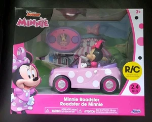 Disney Junior Minnie Mouse Roadster RC Remote Control Car Pink with Polka Dots - Picture 1 of 2
