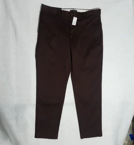 NEW Banana Republic Rapid Movement Chino Pants Mens 35X30 Brown Mason Athletic - Picture 1 of 13
