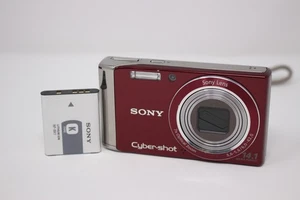 Cámara digital Sony Cyber-Shot DSC-W370 14,1 MP punto rojo disparo probado con batería - Imagen 1 de 6