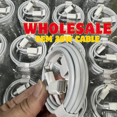 Lote de cable cargador rápido USB-C PD tipo USB C para iPhone 14 13 12 11 Pro Max Foto 1 de 4